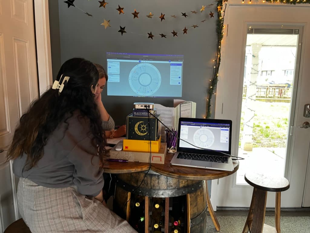 Astrology Booth — Booth reading