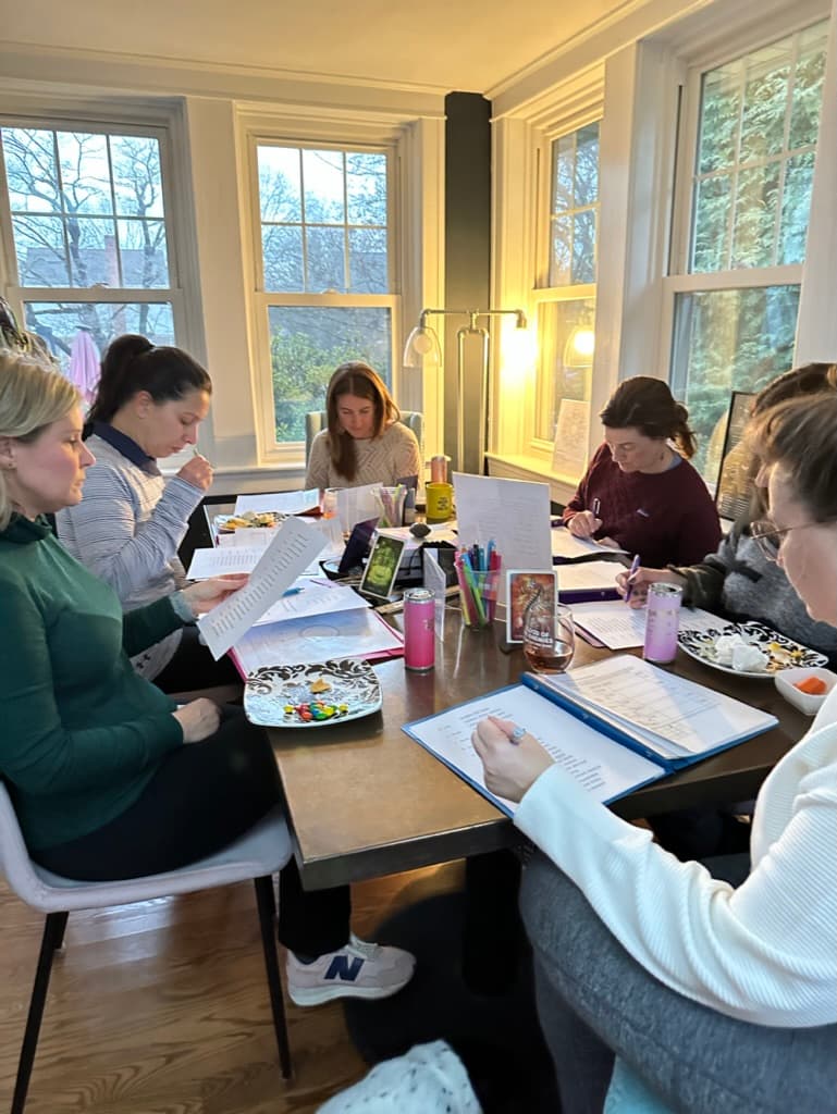 Astrology Party — Group studying